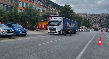 Mut Orman'dan önleme araması ve yol kontrol denetimi