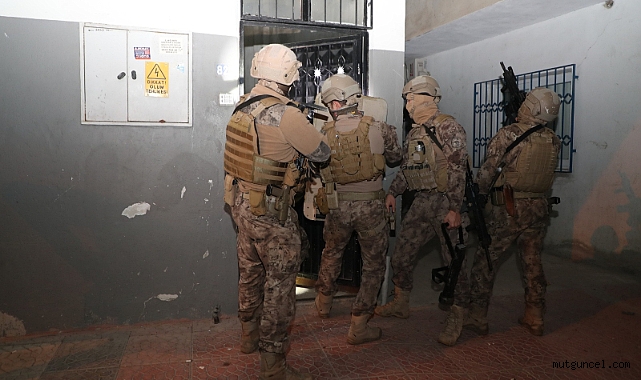Mersin polisi 10 şüpheliyi yakaladı