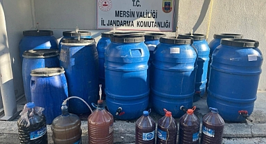 Mut'ta sahte alkollü içki operasyonu