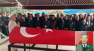 Helikopter kazasında yaşamını yitiren pilot Mut'ta toprağa verildi