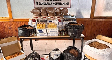 Jandarma, Toroslar ve Tarsus'ta kaçak makaron yakaladı