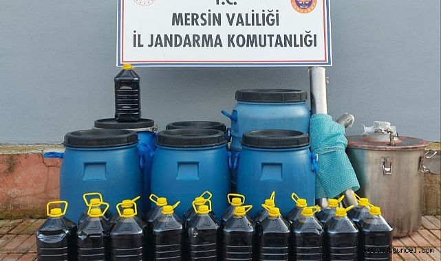 Jandarmadan Toroslar'da sahte içki operasyonu