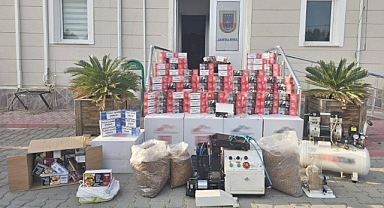 Jandarma kaçak makaron yakaladı