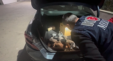 Mersin'de kaçak silaha 2 kişi gözaltı
