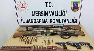 Mut'ta silah kaçakçılığı operasyonu