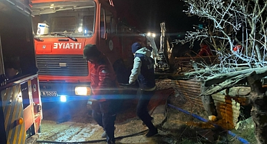 Gülnar'da çıkan yangında bir kişi öldü