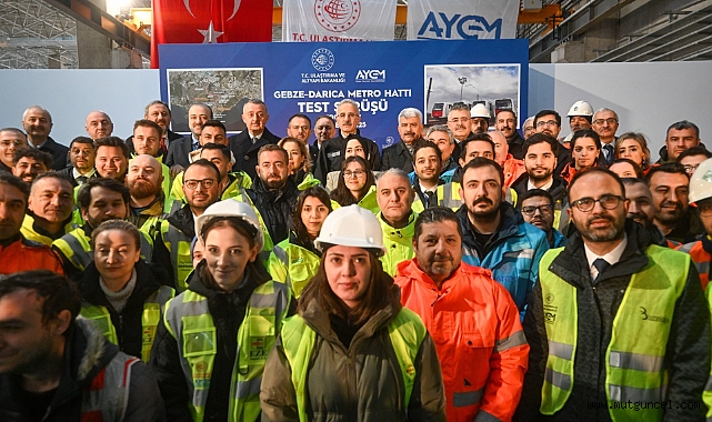 Her şeyiyle yerli ve milli metro hattı