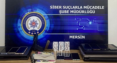Mersin'de dolandırıcı ve bahis çetersi çökertildi