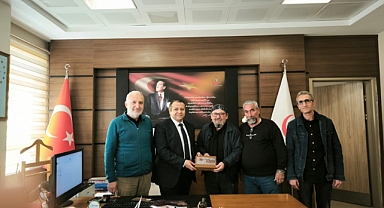 Gazeteciler, Tıp Bayramı nedeniyle Başhekim Uzm. Dr. Hüseyin Özer'i ziyaret ettiler