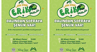 Göksu Gravga Erik Şenliği 20 Nisan'da