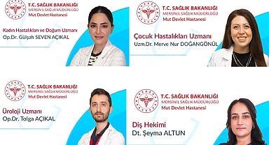 Mut DH'ne atanan Doktorlar göreve başladı
