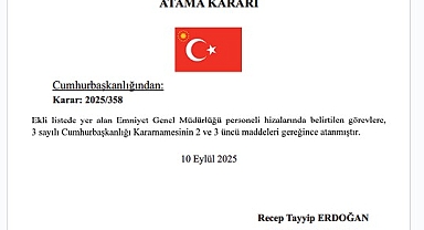 Mersin'in yeni Emniyet Müdürü İdris Yılmaz oldu