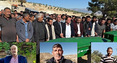 Gülnar'da kazada yaşamını yitiren 3 kişi toprağa verildi