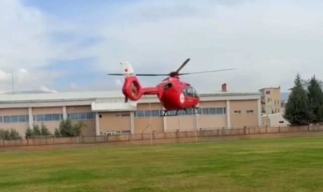 7 Yaşındaki epilepsi hastası ambulans helikopterle Mersin'e sevk edildi