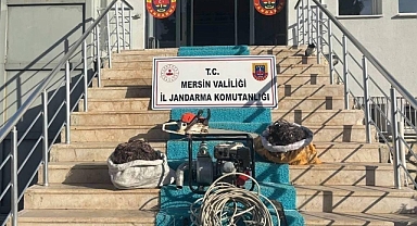 Jandarma kablo hırsızlarını yakaladı