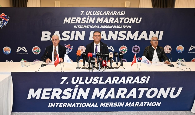Mersin Maratonu’nun basın lansmanı yapıldı
