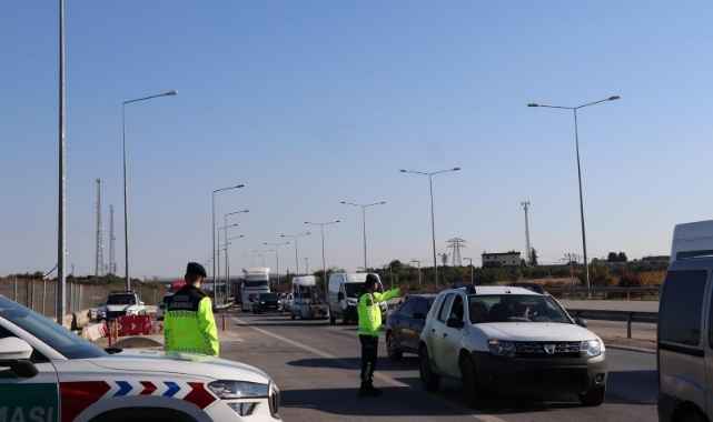 Otoyol Jandarmasından trafik denetimi