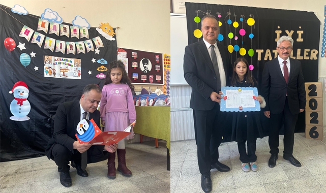 Kaymakam Çelikkol karne sevincine ortak oldu