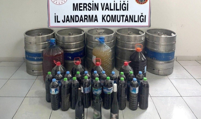 Silifke'de sahte içki operasyonu