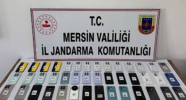 Mersin'de telefon kaçakçılığı operasyonu
