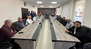 Kaymakamlıkta değerlendirme toplantısı