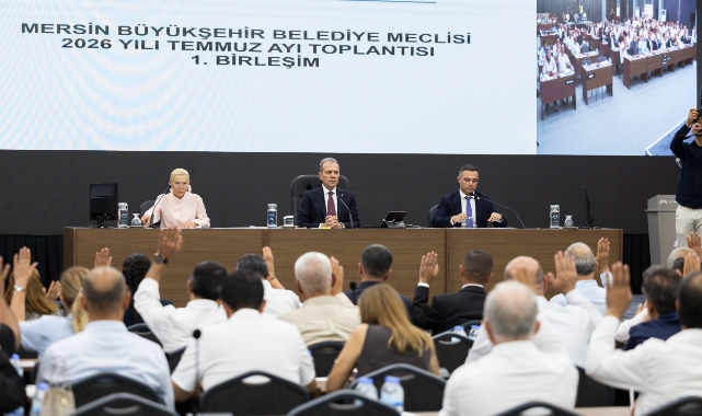 Mersin Büyükşehir Meclisi’nin Temmuz Ayı 1. Birleşimi, gerçekleştirildi