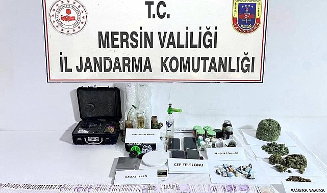 Silifke'de uyuşturucu operasyonu